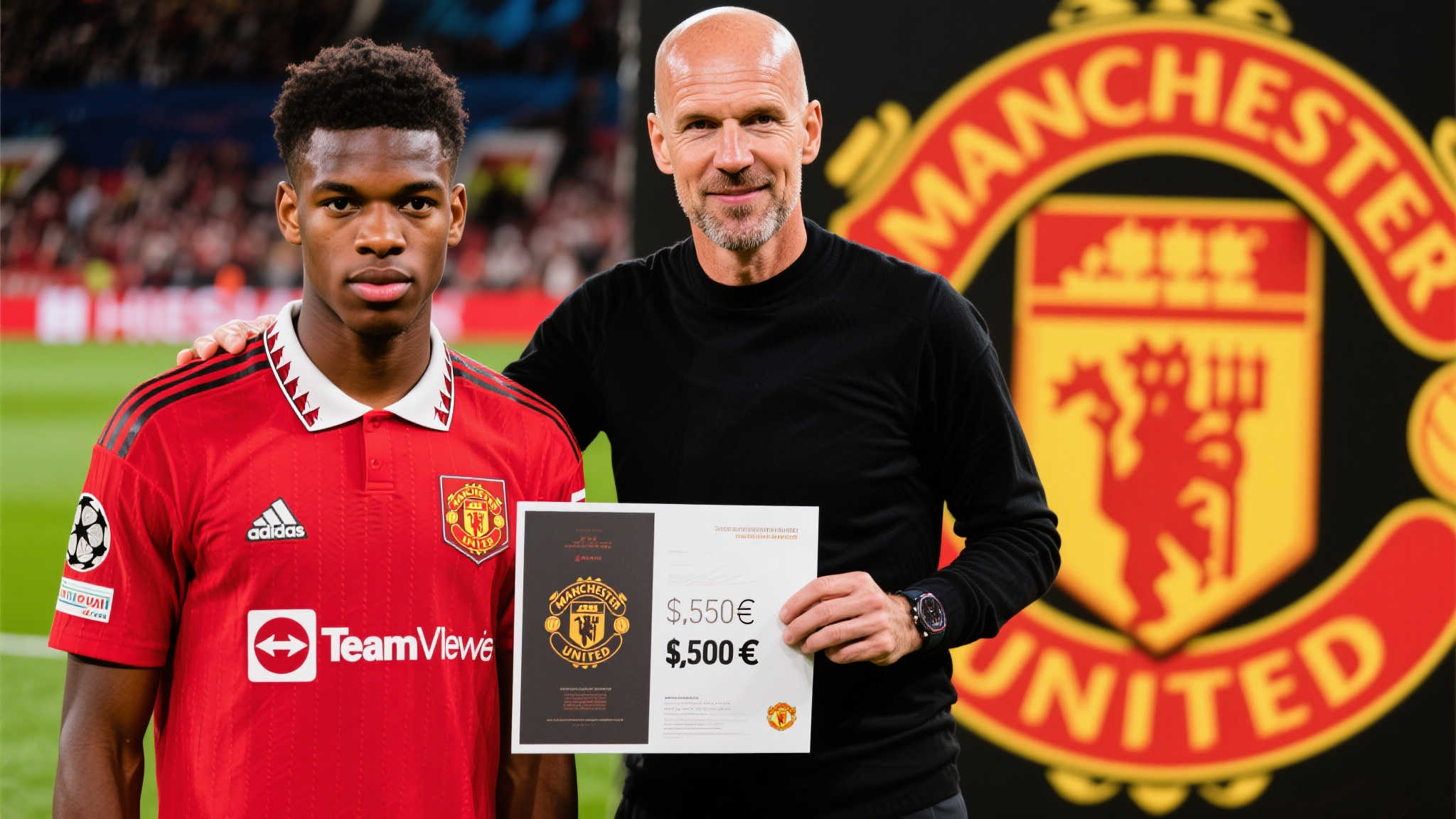 滕哈格豪掷重金!3500万欧签宽萨创队史纪录,药厂投入惊人 前言:滕哈格的引援野心引发热议
在足球转会市场风