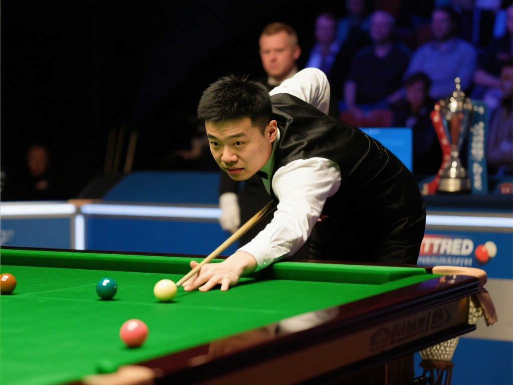 世锦赛决赛首阶段：赵心童强势压制，4杆50+与2杆破百震撼全场